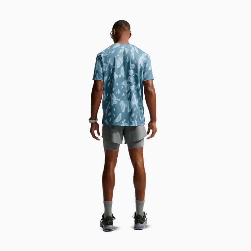 Férfi futó póló Nike Miler Dri-Fit UV smokey blue 3