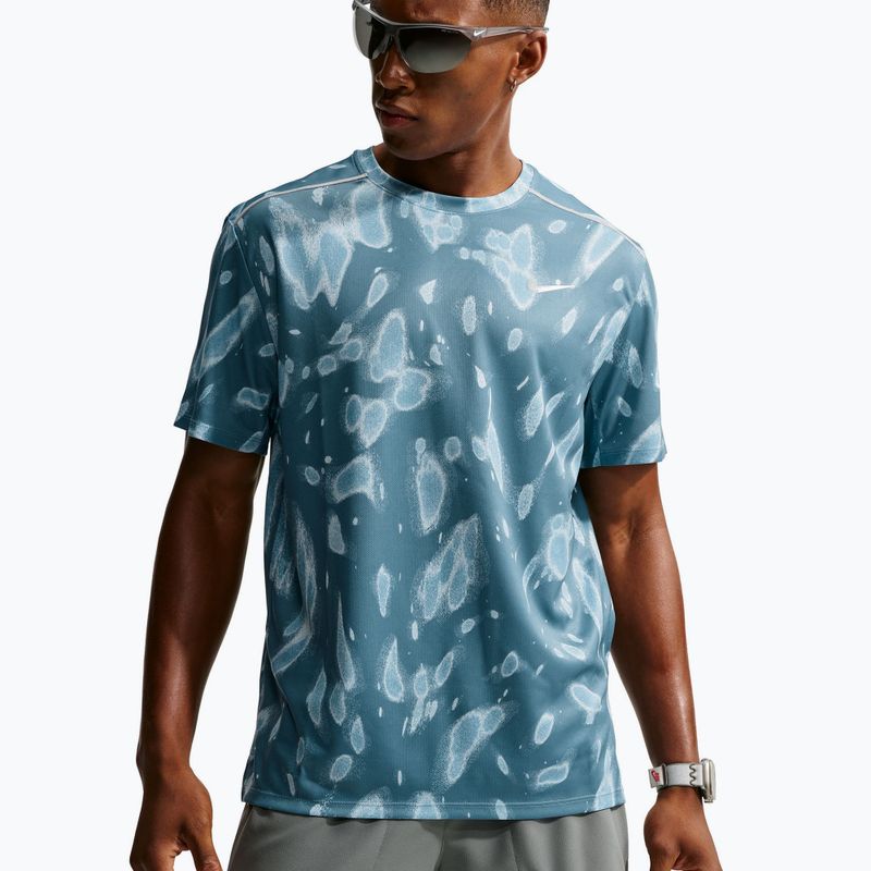 Férfi futó póló Nike Miler Dri-Fit UV smokey blue 4