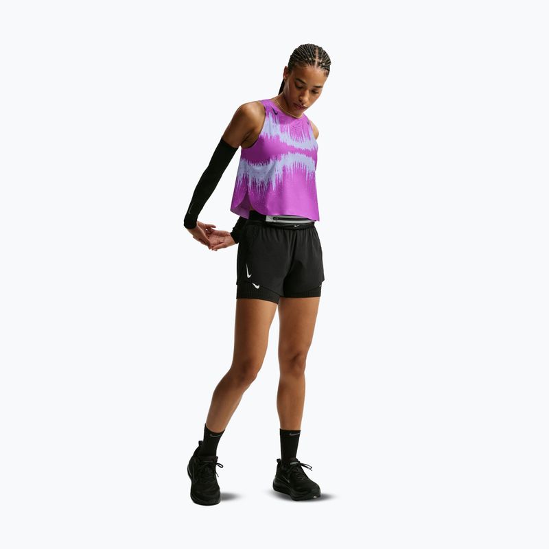 Női futó póló Nike AeroSwift vivid purple/purple dynasty 2