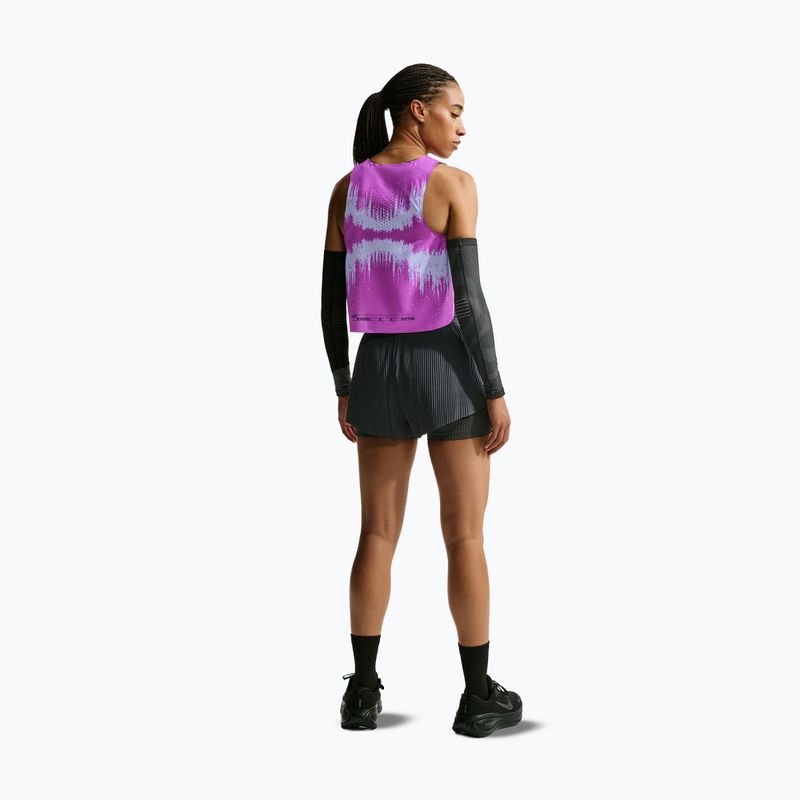 Női futó póló Nike AeroSwift vivid purple/purple dynasty 3