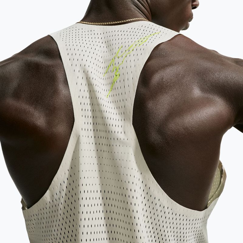 Férfi futó póló Nike AeroSwift Light Bone 4