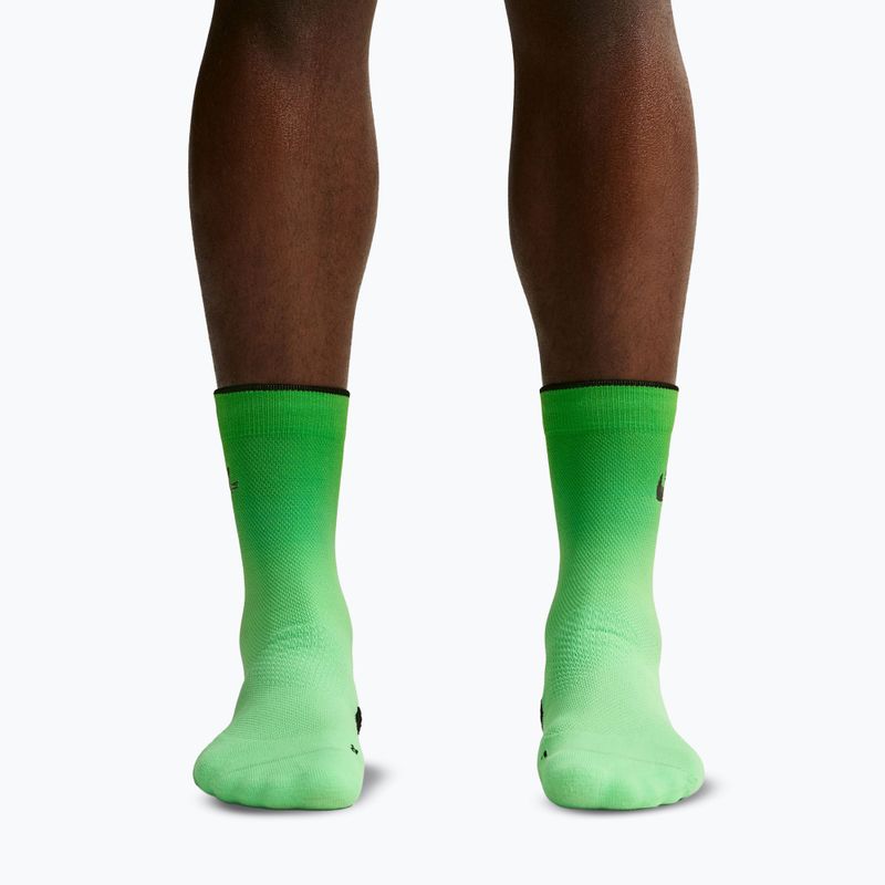 Zokni Nike Run Midweight illusion green/black 4