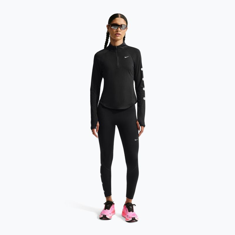Női hosszú ujjú póló futáshoz Nike Tempo Flash black 2