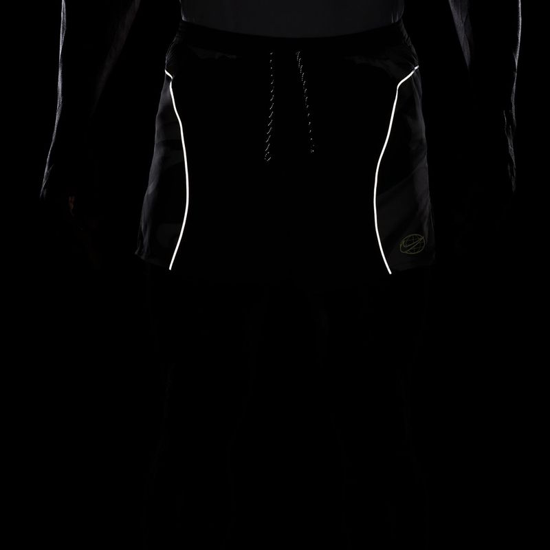 Férfi futónadrág Nike Dri-Fit 4" smoke grey/black/light lemon twist 7