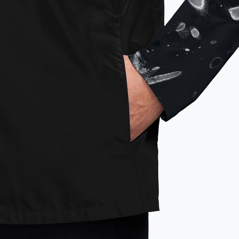 Férfi futókabát Nike Miler Repel UV Printed black/black 3
