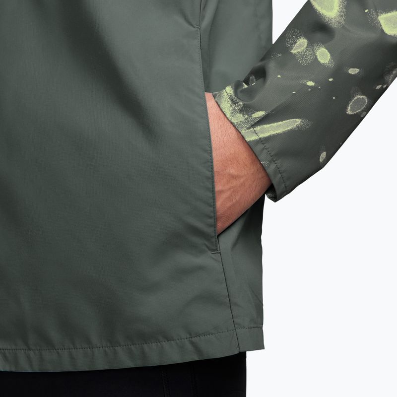 Férfi futókabát Nike Miler Repel UV Printed camo green/black 3