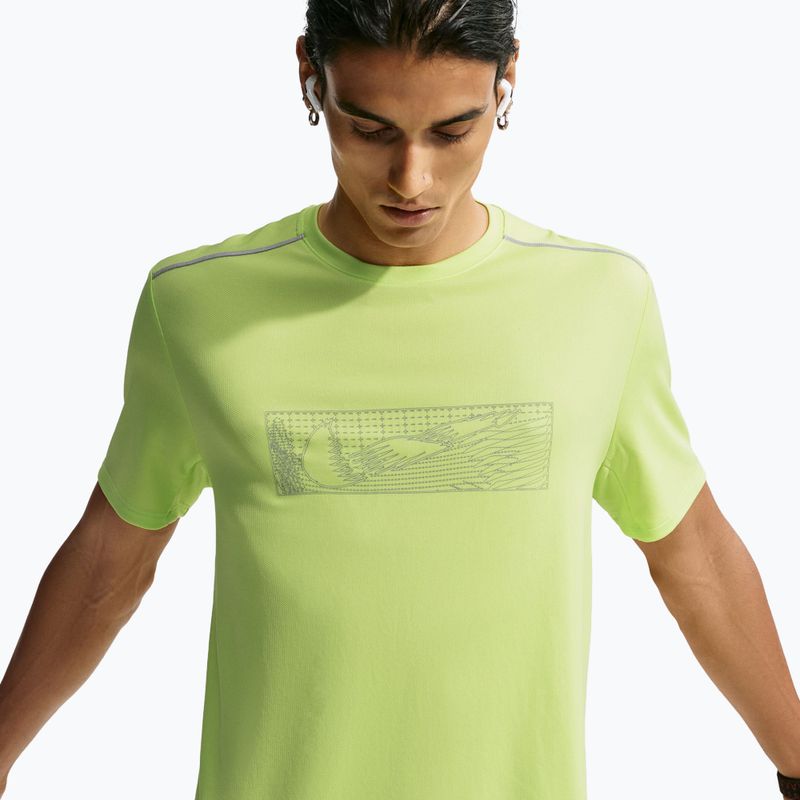 Férfi futó póló Nike Miler light lemon twist 4