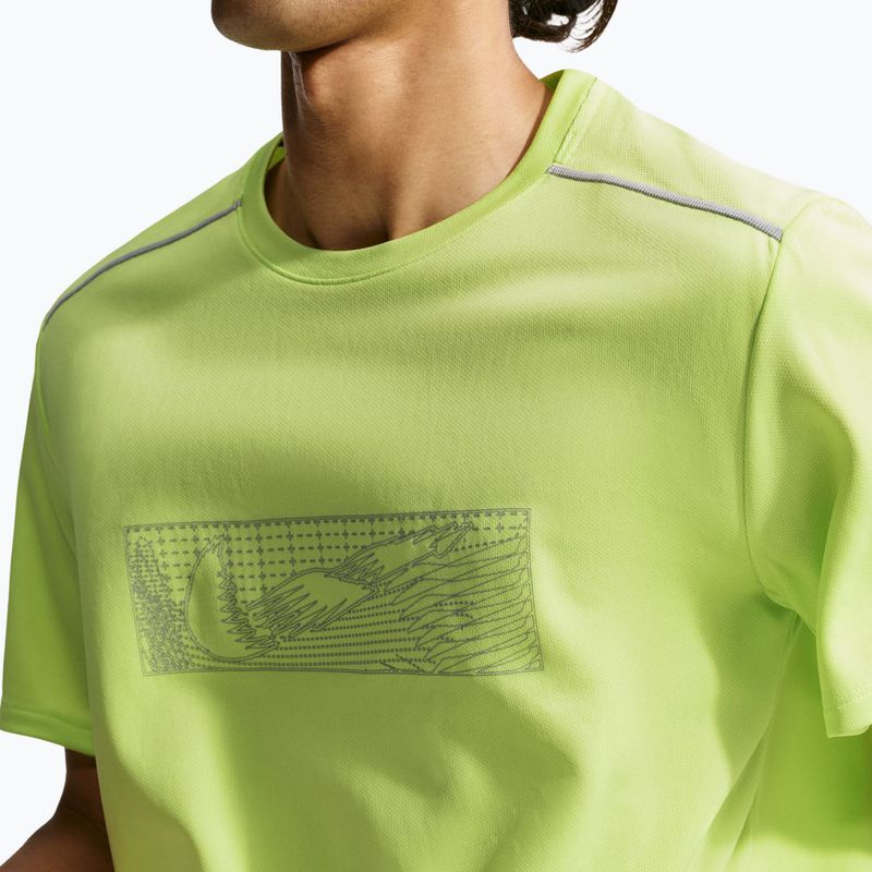 Férfi futó póló Nike Miler light lemon twist 6