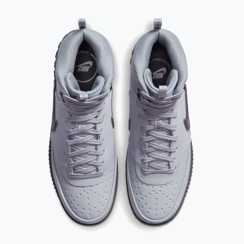 Férfi cipők Nike Court Vision Mid SE wolf grey/iron grey/black/mahogany 3
