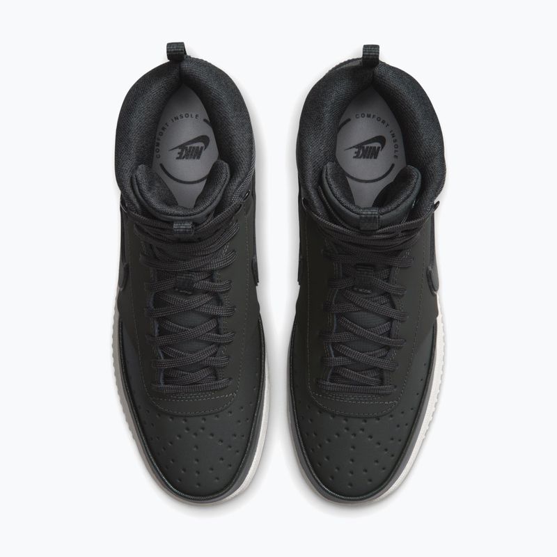 Férfi cipők Nike Court Vision Mid Winter newsprint/light bone/off noir/newsprint 3