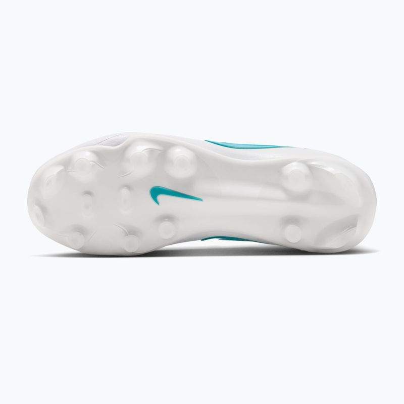 Gyermek focicipők Nike Tiempo Maestro Academy Jr FG/MG white/white/dusty cactus 3