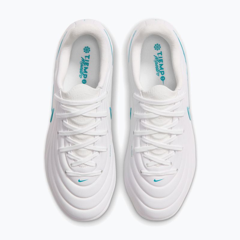Gyermek focicipők Nike Tiempo Maestro Academy Jr FG/MG white/white/dusty cactus 4