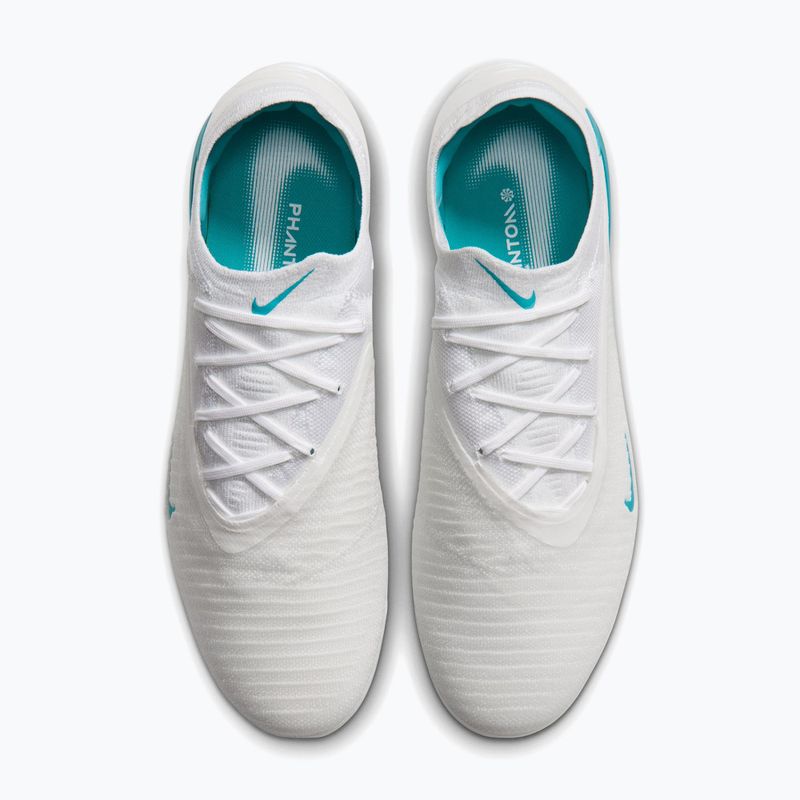 Férfi focicipők Nike Phantom 6 Low Elite SG white/white/dusty cactus 3