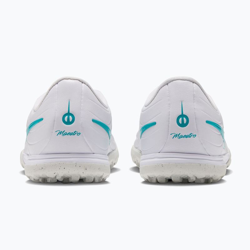 Gyermek focicipők Nike Tiempo Maestro Academy Jr TF white/white/dusty cactus 4