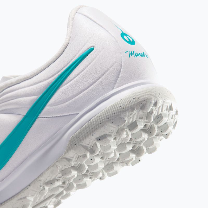 Gyermek focicipők Nike Tiempo Maestro Academy Jr TF white/white/dusty cactus 6