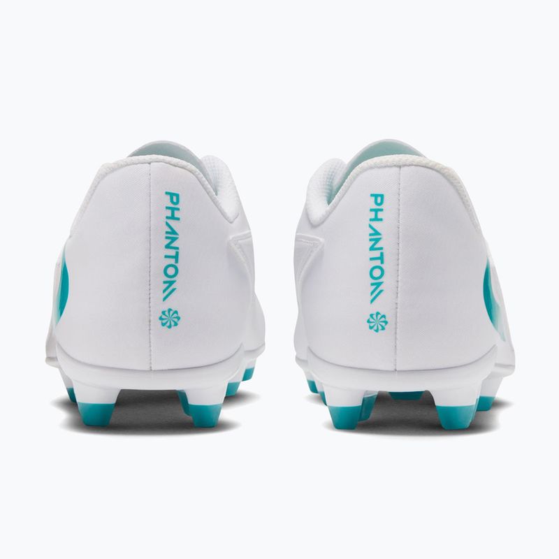 Gyermek focicipők Nike Phantom 6 Low Club Jr MG white/white/dusty cactus 2