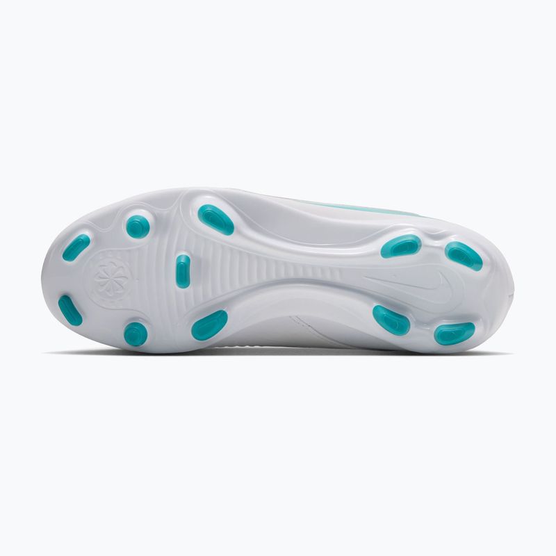 Gyermek focicipők Nike Phantom 6 Low Club Jr MG white/white/dusty cactus 4