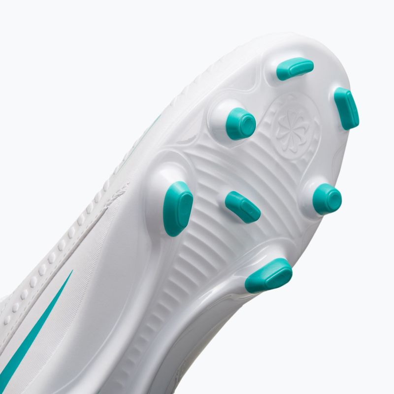 Gyermek focicipők Nike Phantom 6 Low Club Jr MG white/white/dusty cactus 7
