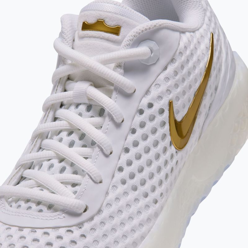 Férfi kosárlabda cipő Nike LeBron Witness X white/white/photon dust/metallic gold 4