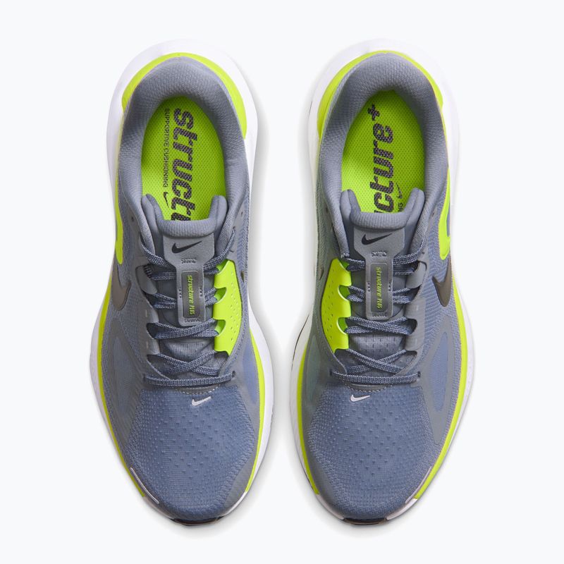 Férfi futócipők Nike Structure Plus Cool Grey/Lemon Venom/White/Black 4