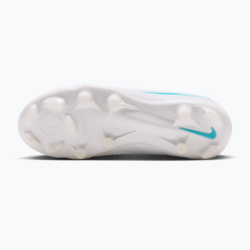 Gyermek focicipők Nike Phantom 6 High Academy Jr FG/MG white/white/dusty cactus 4