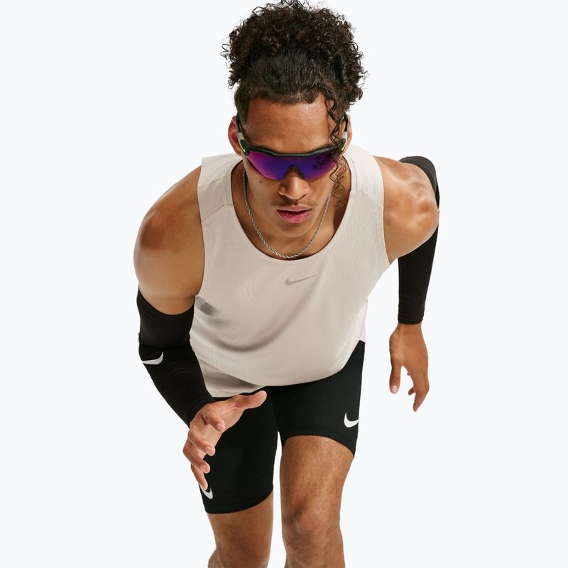 Férfi futó póló Nike Stride cream Ii/sail 5