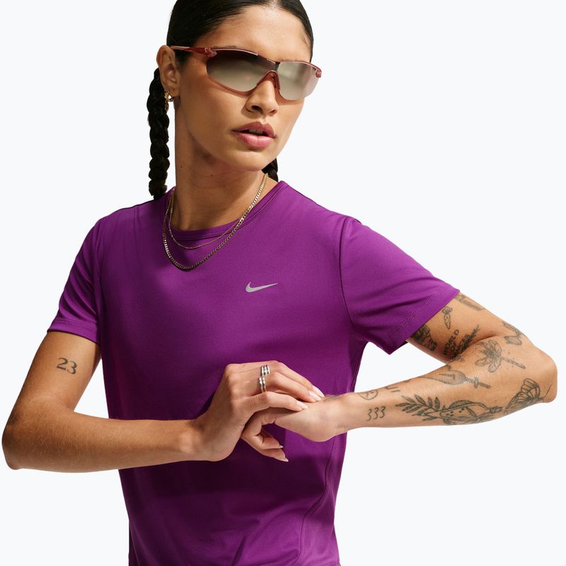 Női futó póló Nike Tempo SS bold berry 5