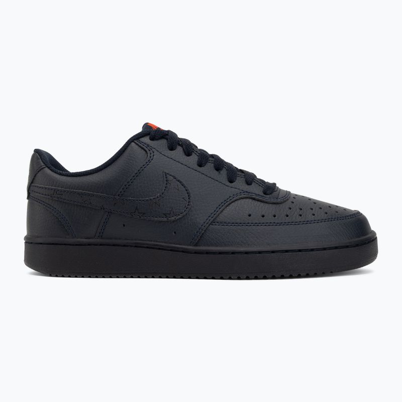 Férfi cipők Nike Court Vision Low Next Nature dark obsidian/picante red/dark obsidian 2