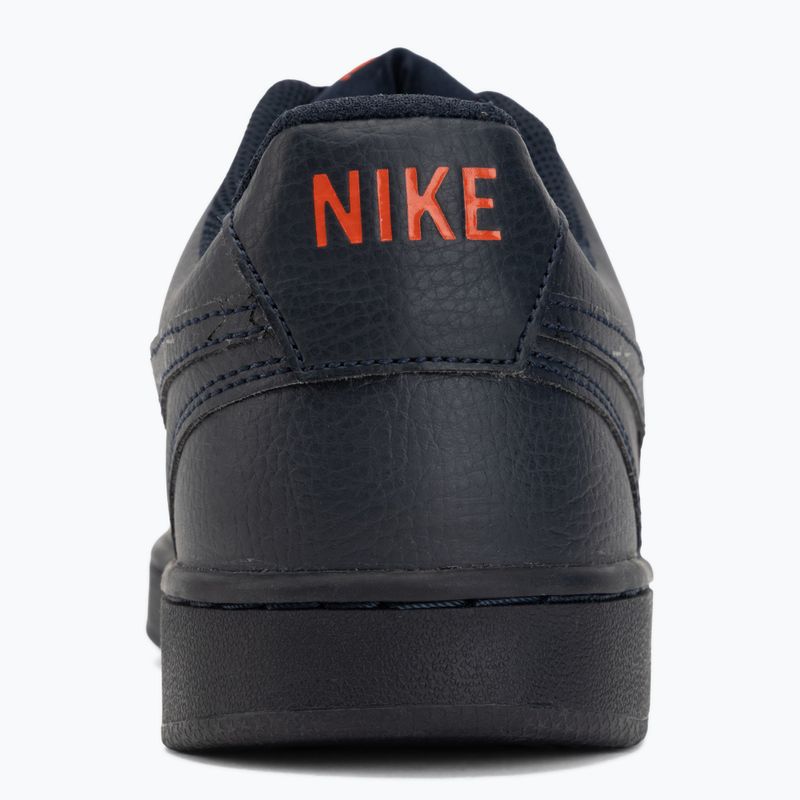 Férfi cipők Nike Court Vision Low Next Nature dark obsidian/picante red/dark obsidian 6