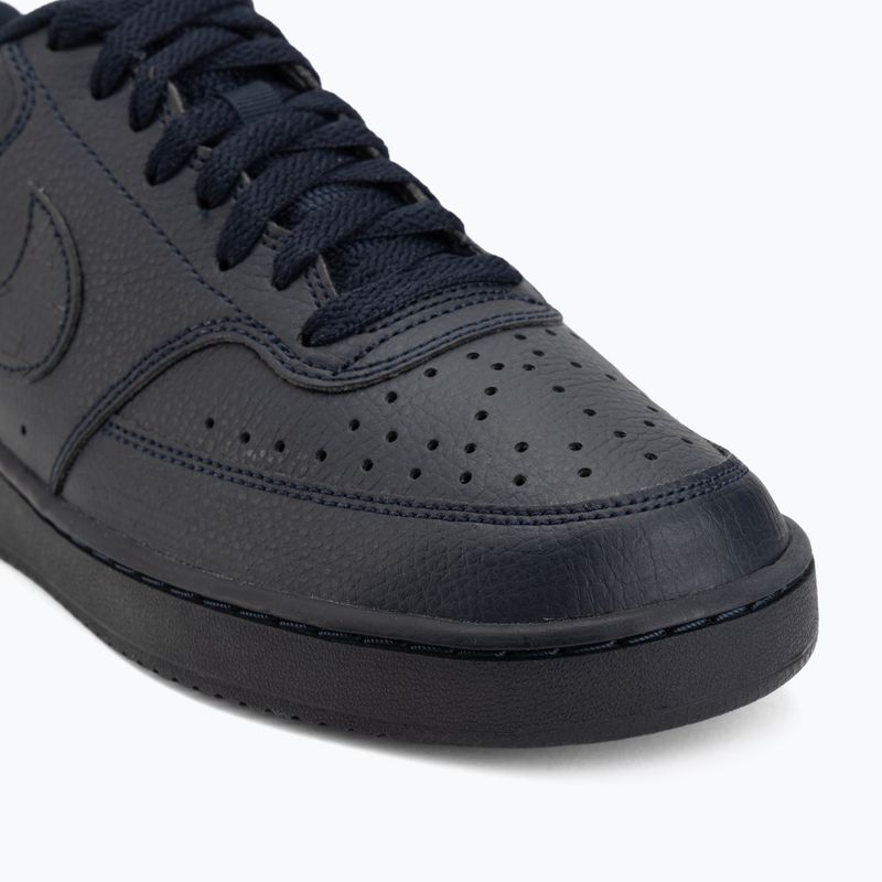Férfi cipők Nike Court Vision Low Next Nature dark obsidian/picante red/dark obsidian 7