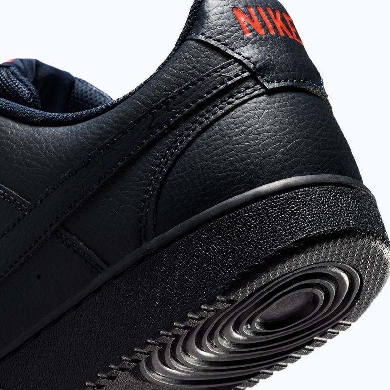 Férfi cipők Nike Court Vision Low Next Nature dark obsidian/picante red/dark obsidian 4