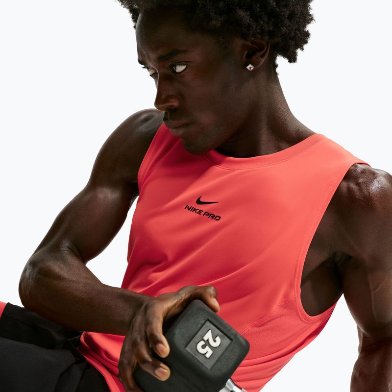 Férfi edző póló Nike Pro Training Dri-Fit laser crimson/black 6