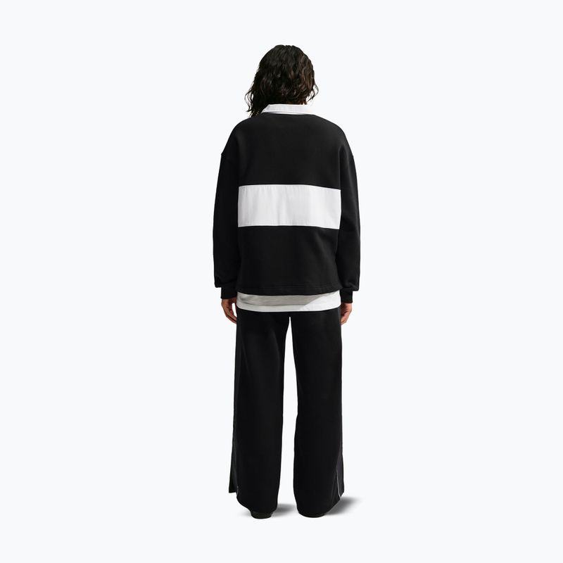 Női pulóver Nike Studio Fleece Medium Weight total black/sail/sail 3