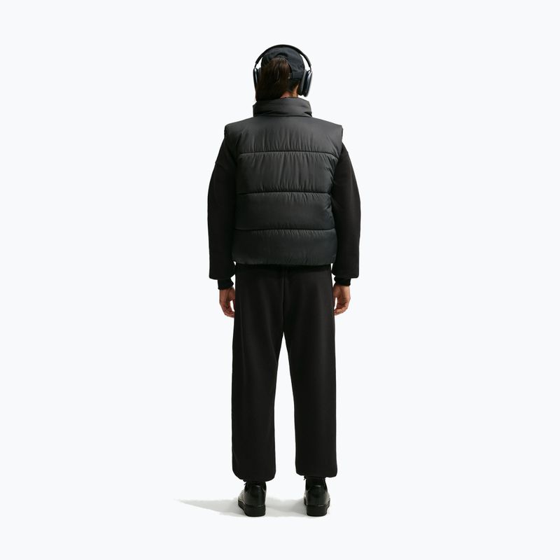 Női nadrág Nike Studio Fleece Medium Weight total black/sail 3