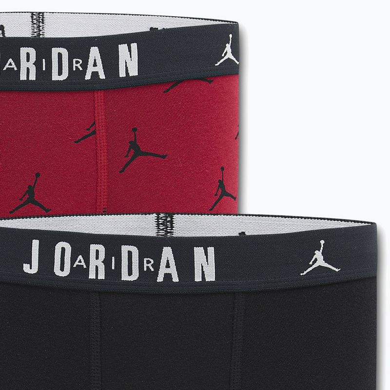 Gyermek boxer nadrág Jordan JHB Flight Cotton Essential 3 pairs gym red 3
