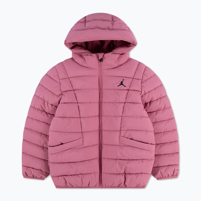 Gyerek kabát Jordan Midweight Puffer W/Pipping desert berry