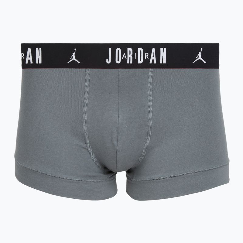 Férfi Nike Jordan Cotton Trunk boxeralsó 5 db-os csomag gym piros/fekete 6
