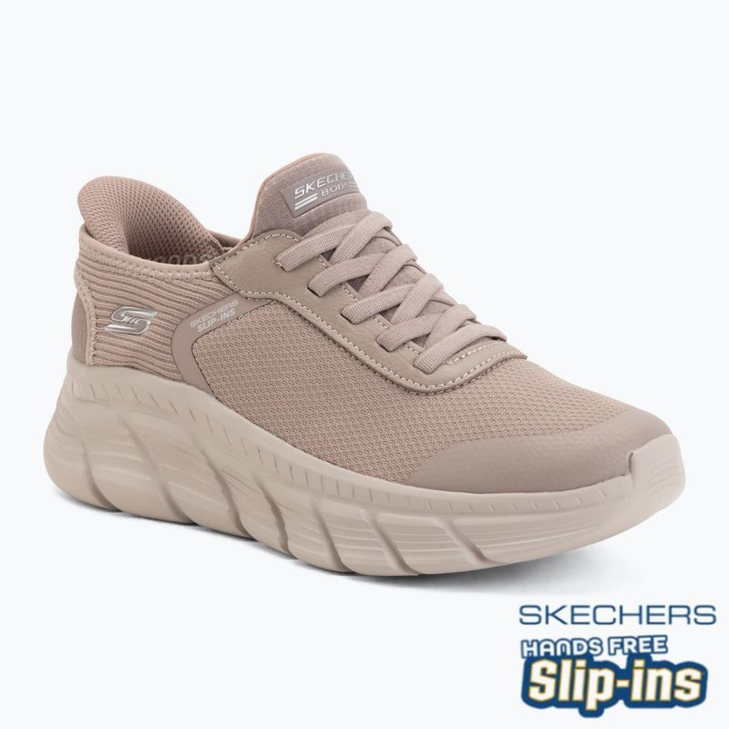 Női cipő SKECHERS Bobs B Flex Hi Linear Force gray
