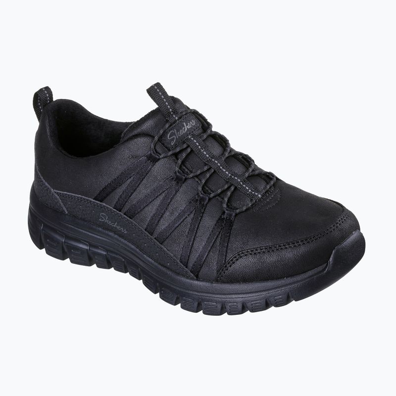 Női SKECHERS Graceful Cozy Hug fekete cipő 8