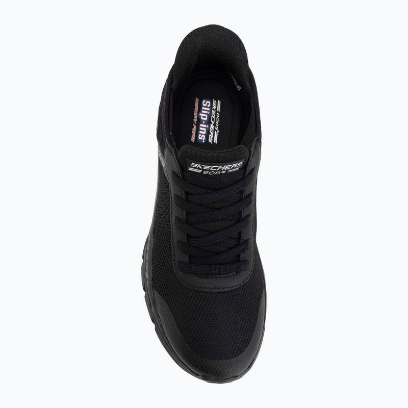 Női cipő SKECHERS Bobs B Flex Hi Linear Force black 5