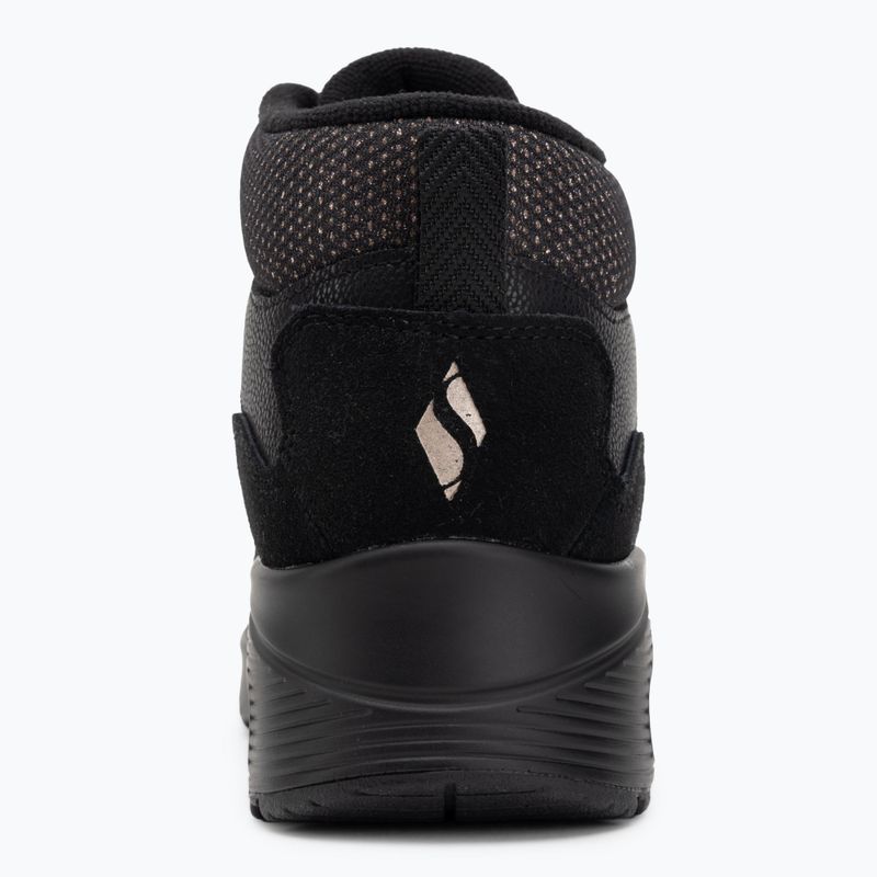 Női Skechers Uno Stacre Shine fekete cipő 6