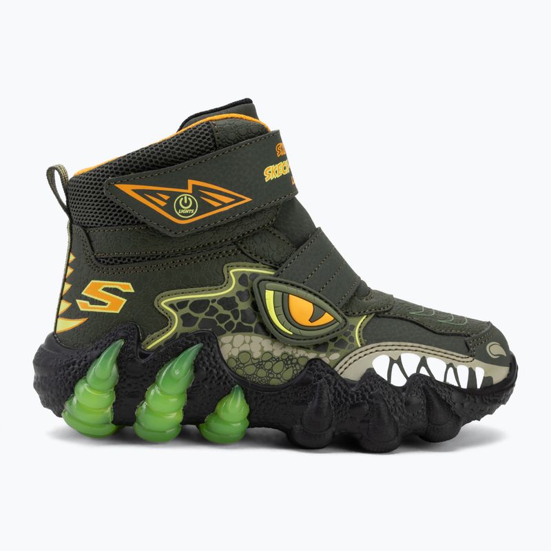 Gyerek hótaposó SKECHERS Skech-O-Saurus Lights 2.0 green 2