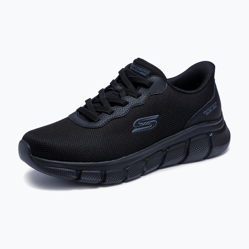 Férfi cipők SKECHERS Bobs B Flex Glacial Edge black 4