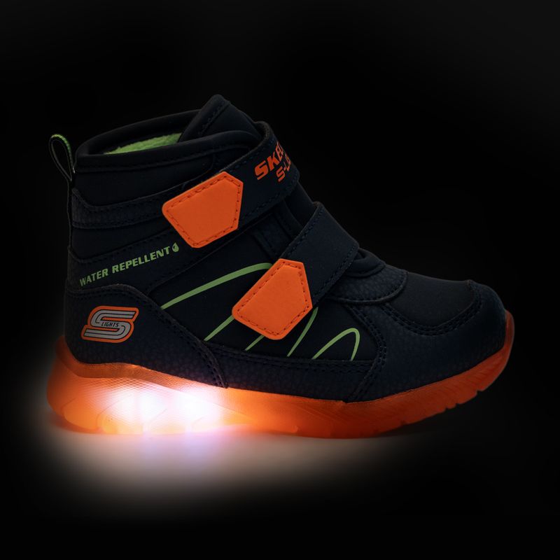 Gyerekcipők SKECHERS Illumi-Brights Splash Beams tengerészkék/narancs 8