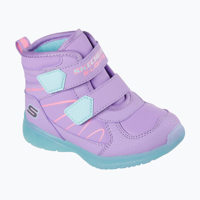Gyerekcipők SKECHERS Illumi-Brights Polar Steppers levendula/többszínű 9