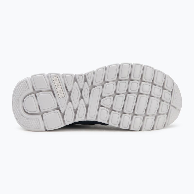 Férfi SKECHERS Burns Agoura tengerészkék/narancs cipő 4