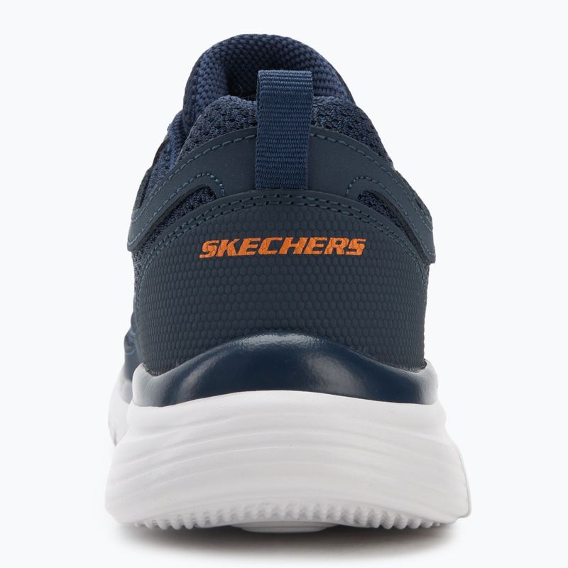 Férfi SKECHERS Burns Agoura tengerészkék/narancs cipő 6