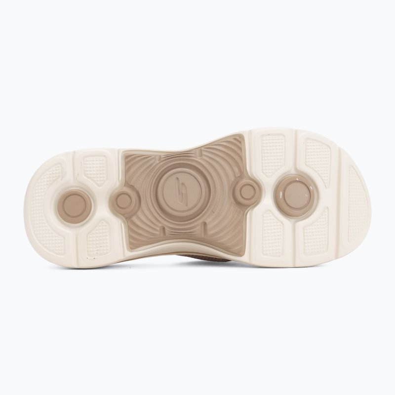 Női papucsok SKECHERS Go Walk Arch Fit 2.0 Dakota brown 4