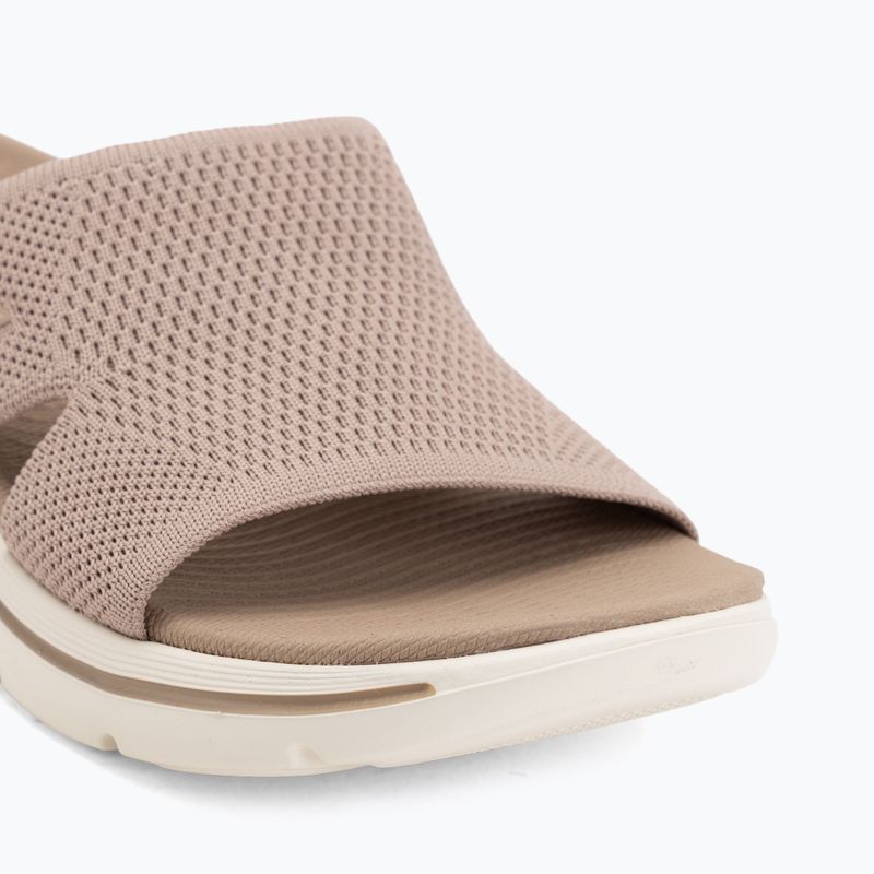 Női papucsok SKECHERS Go Walk Arch Fit 2.0 Dakota brown 7