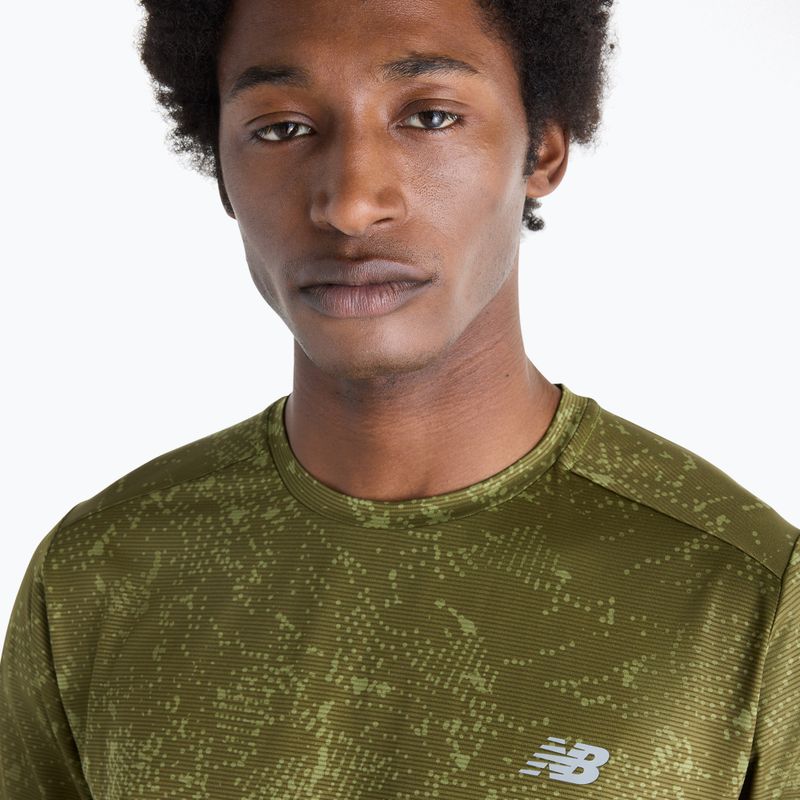 Férfi póló New Balance Essentials Printed T-Shirt wakame/sport green 4